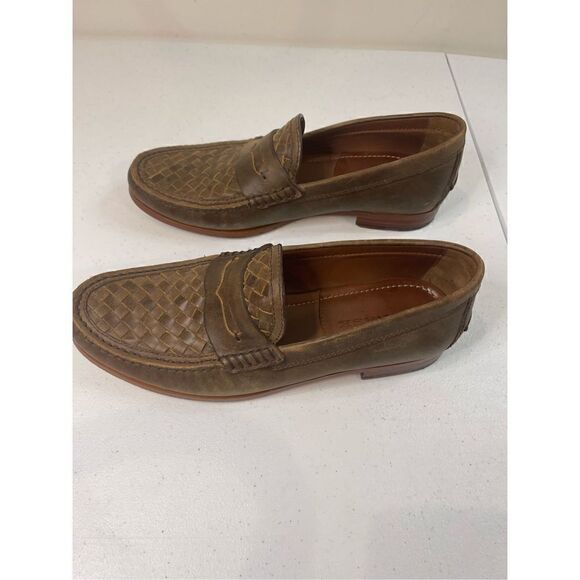 Trask men’s loafers leather size 10 brown - Picture 3 of 7